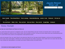 Tablet Screenshot of jasminresort.com